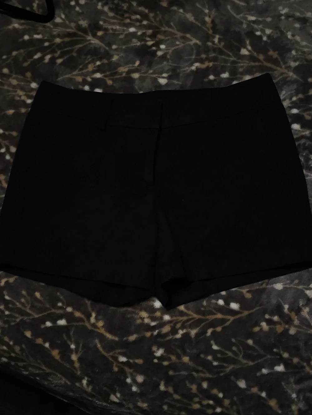 Ann Taylor Black Tailored Bermuda Shorts